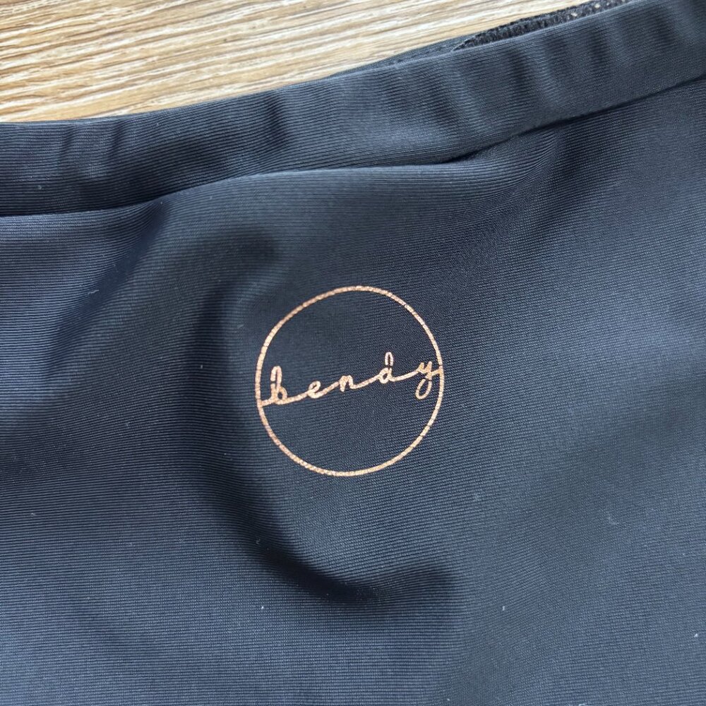 EUC The Bendy Brand Stained Glass Pole Shorts - Black, Size S - Picture 4 of 8